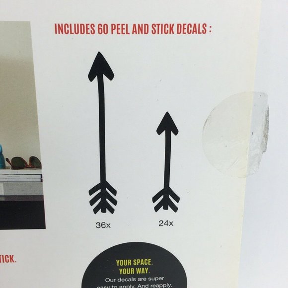 Paper Riot Co. Removable Decals Follow Your Arrow Quick Stick 60 Decal Stickers - Picture 5 of 12
